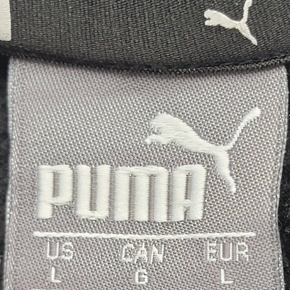 Puma Sweater Men's Large Black Rebel Bold Athletic Logo - Picture 6 of 10